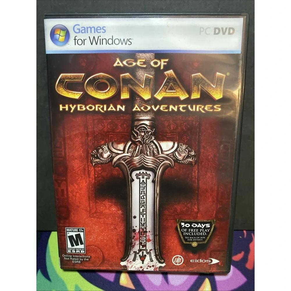 Age of Conan Hyborian Adventures (DVD PC Game) Games For Windows